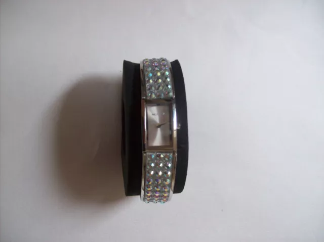 Ladies Wrist Watch Auccurist Accu.2 Sparkling Swarovski Crystals /Boxed