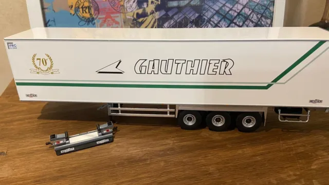 SEMI REMORQUE FRIGORIFIQUE CHEREAU TRANSPORTS GAUTHIER 1/43 ELIGOR Occasion