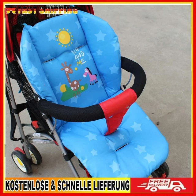 Baby Soft Thick Buggy Mat Liner Cubierta Cochecito Buggy Pram Cojín de asiento Almohadilla