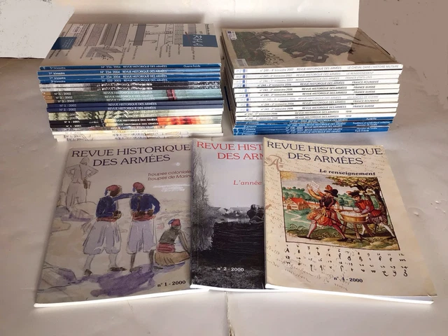 LIVRE REVUE HISTORIQUE DE L'ARMEE de 2000 à 2007 EUR 8,00 - PicClick FR
