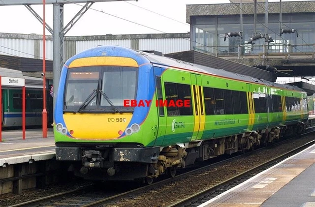 PHOTO (2) Class 170 170508 At Stafford On 11/08/03 £1.60 - PicClick UK