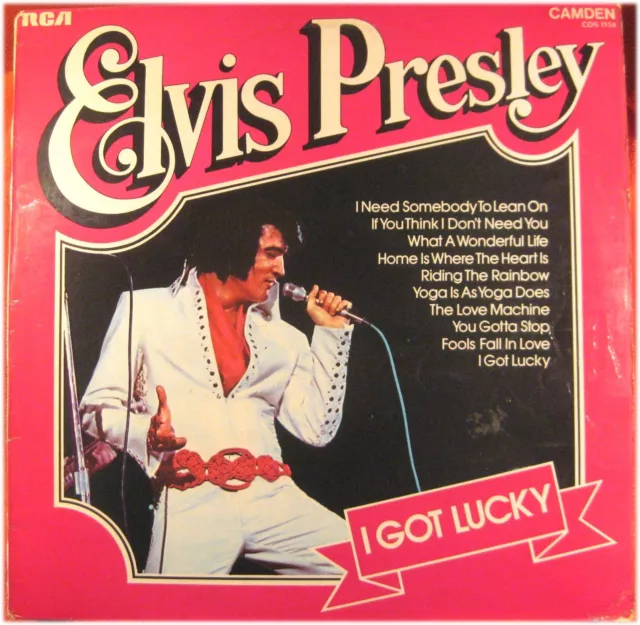 Elvis, I got lucky, G/VG, LP  (4212)