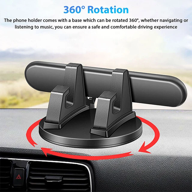 PAD STAND RUBBER Mat Holder Mount Dashboard Car Antislip Black For