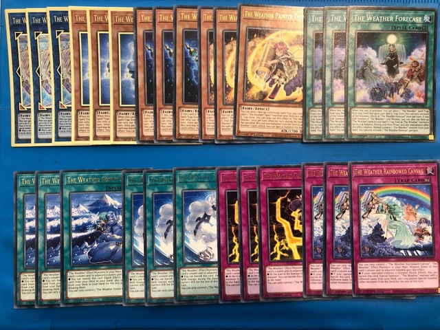 YUGIOH WEATHER PAINTER Deck 40 Cards Ready To Play 18.90 - PicClick UK