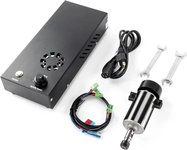 CNC Upgrade Kit 300W DC Spindle Milling Motor for 3018-SE V2&Masuter CNC Router
