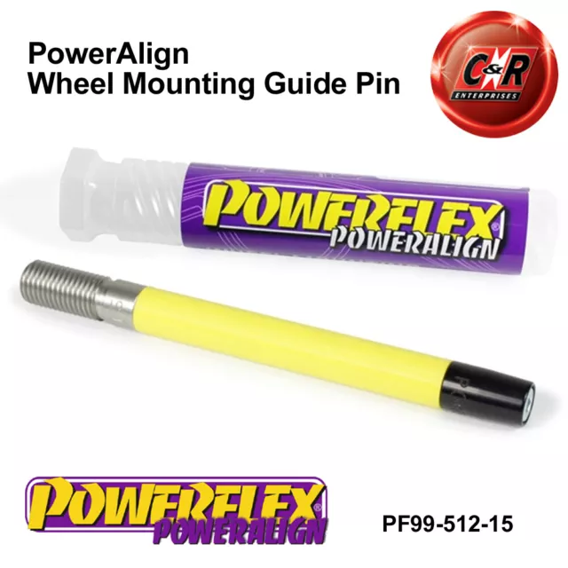Powerflex Pin guida montaggio ruote stradali per Vauxhall Astra MK1 80-85 PF99-512-15