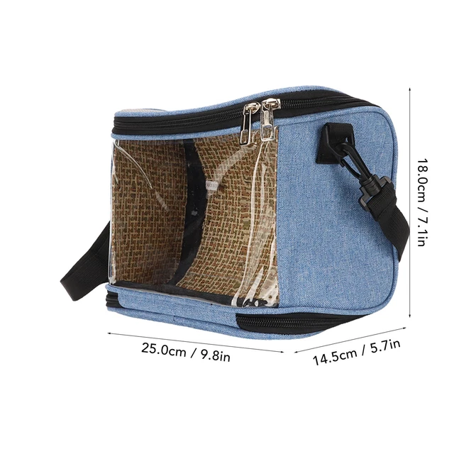 Bird Carrier Bag Transparent Portable Lightweight Breathable Travel C Gfl