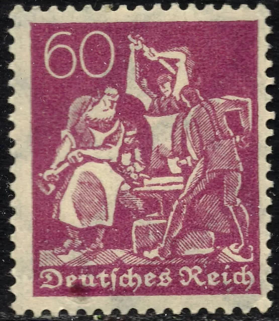 Deutsches Reich Michelnr. 184  - mit Holzeinschluß, postfrisch