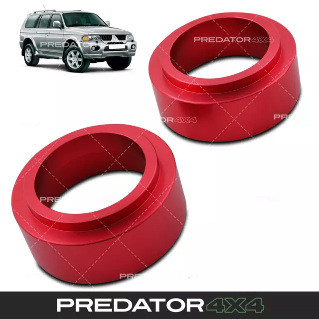 50mm REAR COIL SPRING LIFT SPACERS FOR MITSUBISHI PAJERO SHOGUN MONTERO 90-06 2