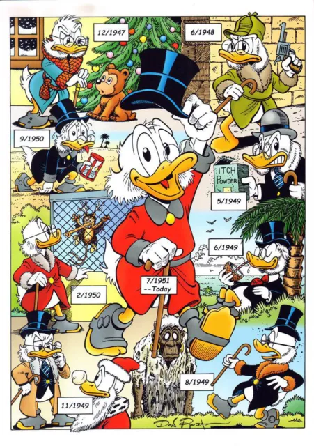 DON ROSA Druck Onkel DAGOBERT frühe Versionen