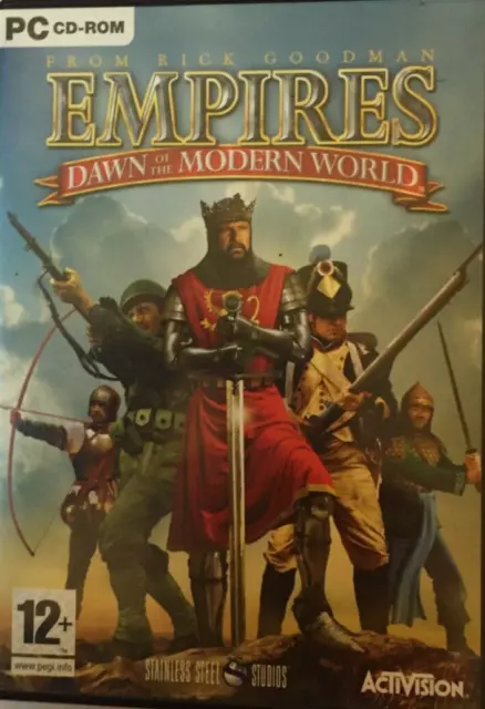 PC CD - ROM Empires Dawn of the Modern World WITH ALL INSERTS NEW - NOT SEALED