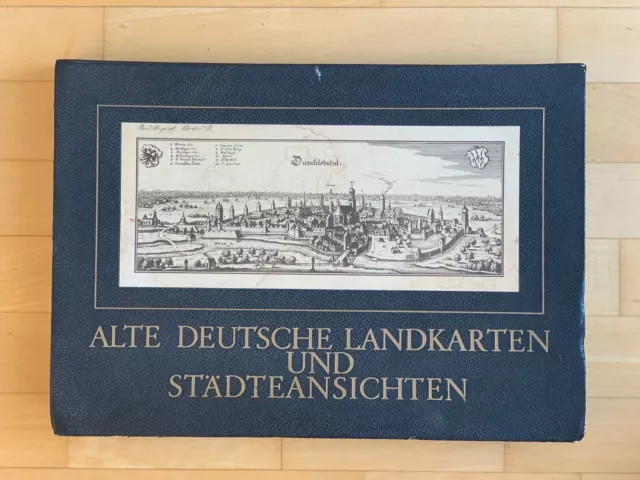 Alte deutsche Landkarten und Städteansichten