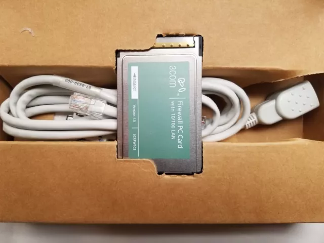 3Com Firewall PC Card, Type II - Network Adapter.  New in box