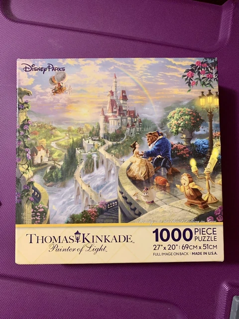 CEACO THOMAS KINKADE Beauty and the Beast Disney Parks Puzzle 1000 pc ...