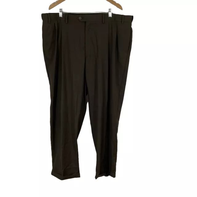 Savane men's pleated select best sale edition crosshatch dress pant