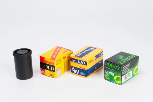 Werlisa 100/24, Kodak Gold 100/24, perutz SC 100/12 Agfa HDC100/36/ EXPIRED  