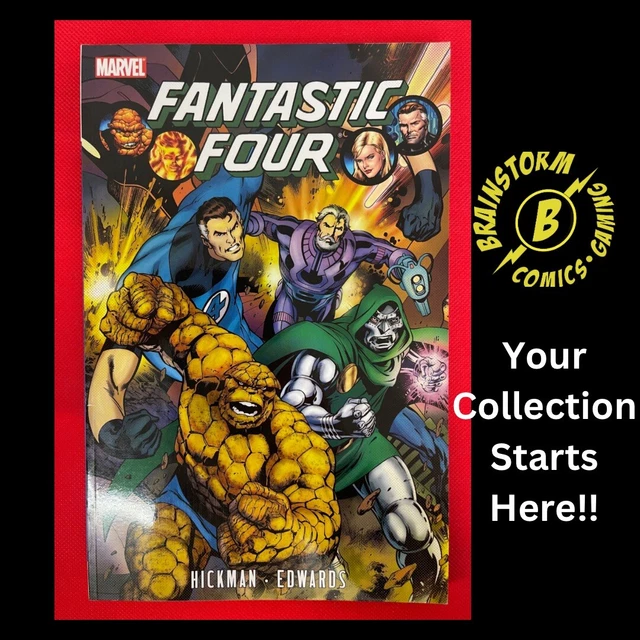 Fantastic Four Volume 3 - Jonathan Hickman Edwards - Marvel Comics 2010 TPB