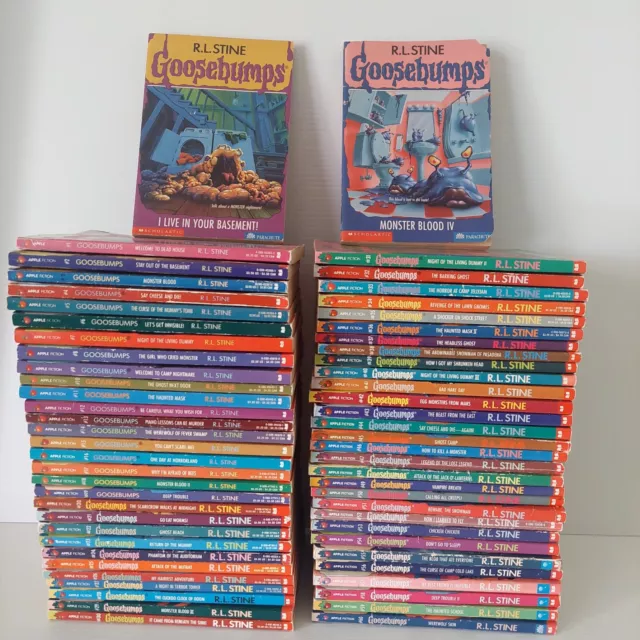 Goosebumps 1- 62 Complete Set Original Books R L Stine 90s Editions