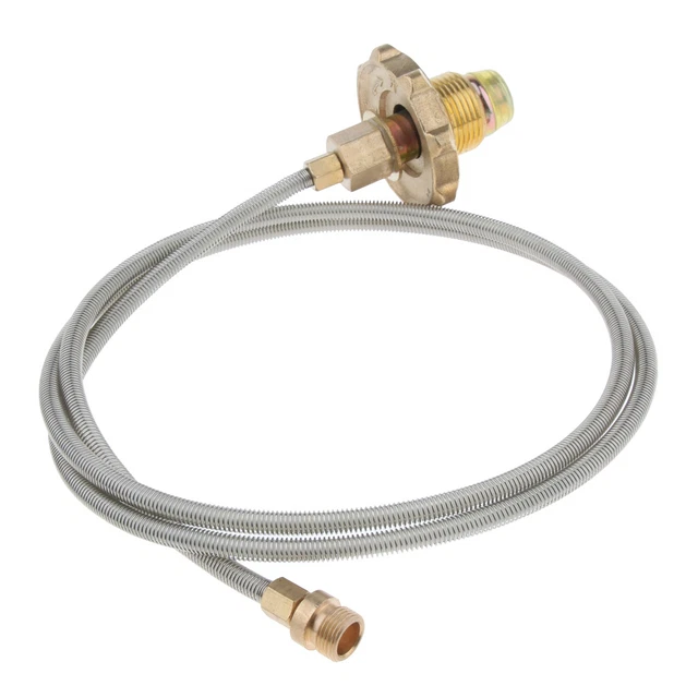 Tuyau De Gaz Pour Réchaud Camping 60 Cm Avec Adaptateur - Pour Bouteille Gaz Camping - Randonnée, Pique-nique