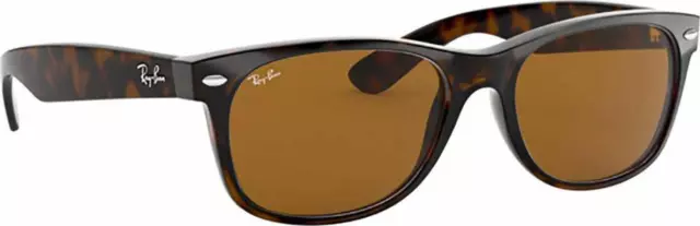 Ray-Ban New Wayfarer Tortoise 52 mm Brown Classic B-15 Sunglasses RB2132 710 52