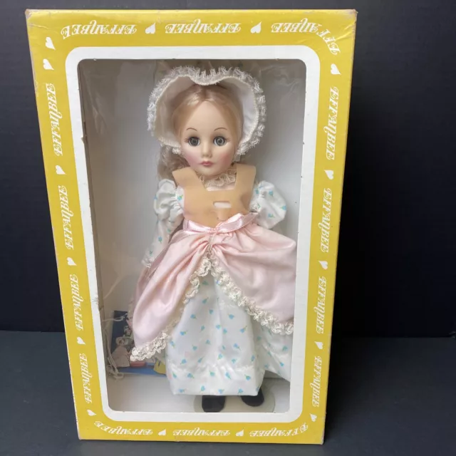 Vintage Effanbee Little Bo-Peep 11” Storybook Doll In Original Box, 1983