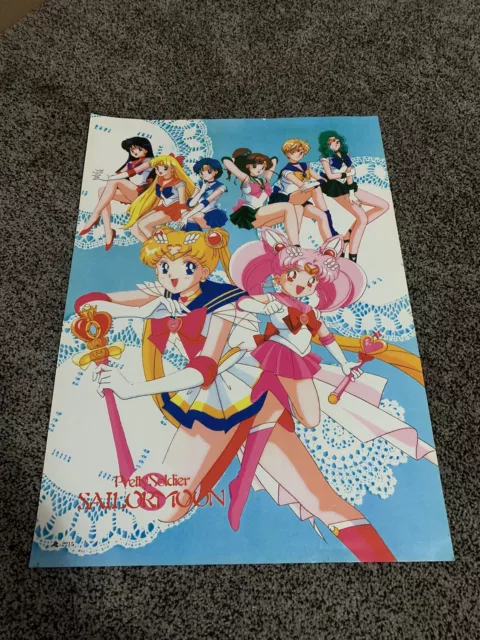 Sailor Moon poster vintage rare Japanese anime manga official 40x55cm