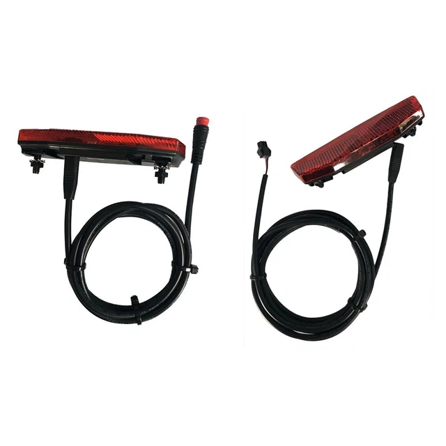 New 36V/48V E-Bike Light Tail Light LED Safety Warning Rear Lamp For E-Scooter