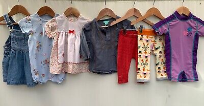 Girls Bundle of clothes age 6-12 months Monsoon M&S Babygap