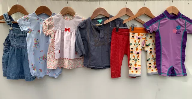 Girls Bundle of clothes age 6-12 months Monsoon M&S Babygap