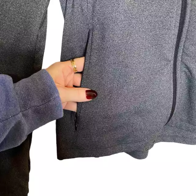 ATHLETA WOMEN'S HOPE Jacket Charcoal Grey Gray Track Full Zip Up, size ...