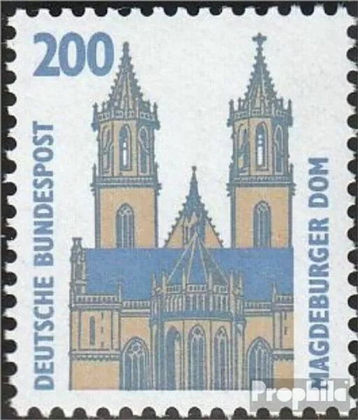 BRD 1665 (kompl.Ausg.) FDC 1993 Magdeburger Dom