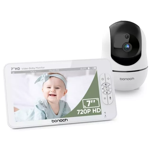 Babyphone Kamera 7 Zoll 720P LCD Display Wireless Baby Monitor bonoch B-WARE