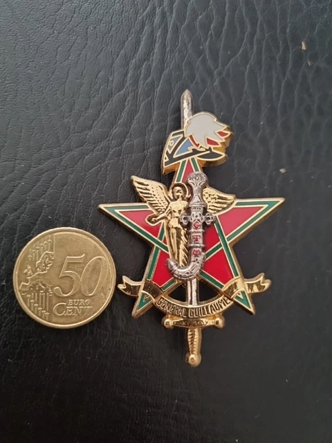 Paire D'insignes Boutonnière Saint-Cyr - Drago Paris - Métal - Occasion