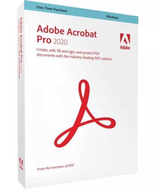 Adobe Acrobat Pro 2020 Vollversion für Windows