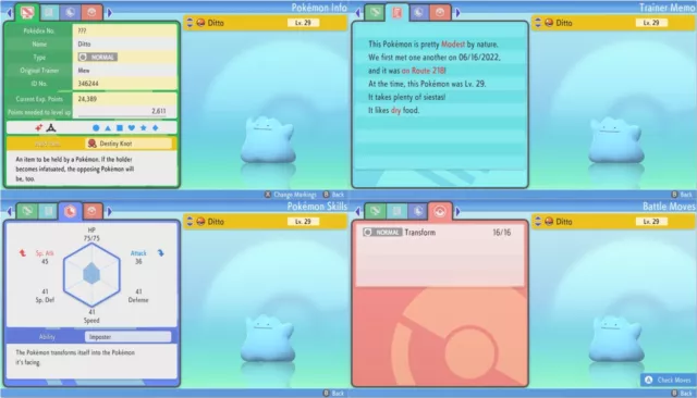 ✨Shiny Ditto ✨, Pokemon Brilliant Diamond & Shining Pearl, 6IVs