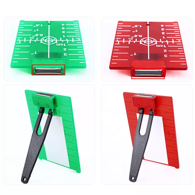 Plastic Lase Target Card Plate For Green Red Lase Level Plate Laser Target