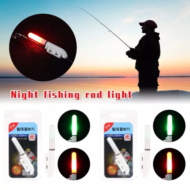 425 BATTERY BITE Alarm Glow Stick Fishing Rod Tip Lightstick