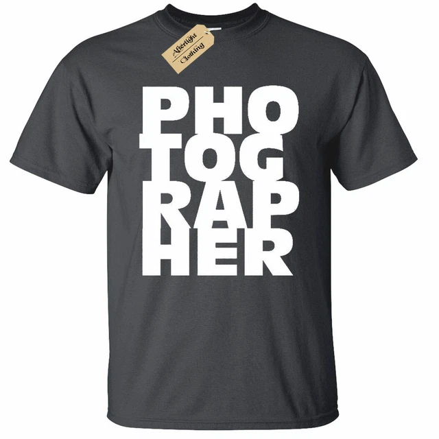 KIDS BOYS GIRLS Photographer Gift Tee Photography T-Shirt Camera