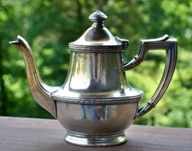 Missouri Pacific Lines Railroad ~ 8 oz. Coffee POT ~ 1924 ~ MoPac ~ Nice Toning!
