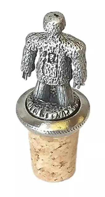 Wicker Man Pagan Hand Crafted Pewter Bottle Stopper Wine Saver
