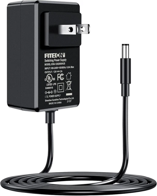 UL LISTED AC Adapter Battery Charger Replacement for Pink Cordless