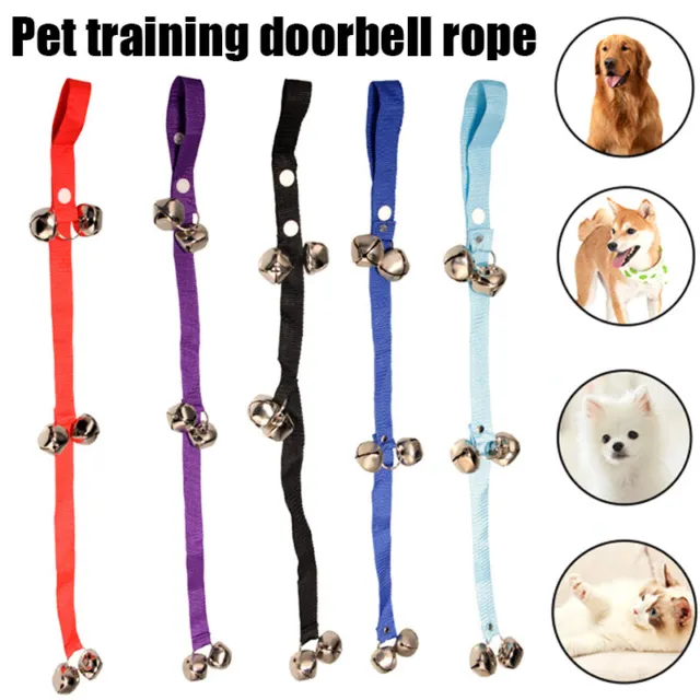 Timbre de puerta de entrenamiento para mascotas para cuerda perro campana cinta entrega puerta advertencia nuevo