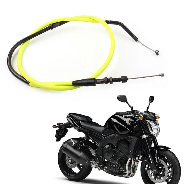 Yellow Motorcycle Brake Clutch Cable Replacement For Yamaha FZ-1N 2005-2015 2011