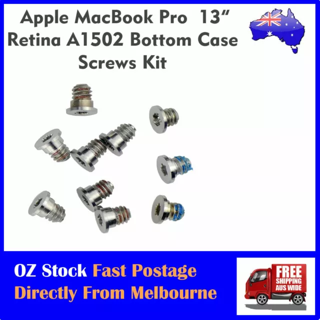NEW Bottom Case Screws Set 10 pcs for Apple MacBook Pro RETINA  13" A1502