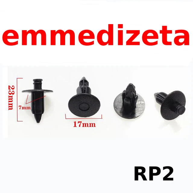 Clip Di Fissaggio In Plastica 50pz - Rivetti Per Carenatura Auto E Moto Suzuki/Kawasaki - Foto 6