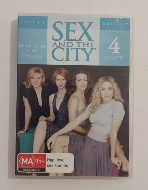 Sex And The City - Singles Season 4 Disc 3 (DVD, 2001) Ep 13-18 GC Free Postage