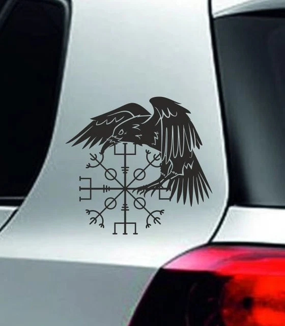 VALHALLA Hologramm-Aufkleber – Wikinger Design Für Auto & Mehr | Valknut, Odin, Thor