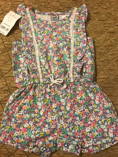 New Carter’s Baby Girl Bodysuits One Piece Size 6 Months MSRP: $18.00