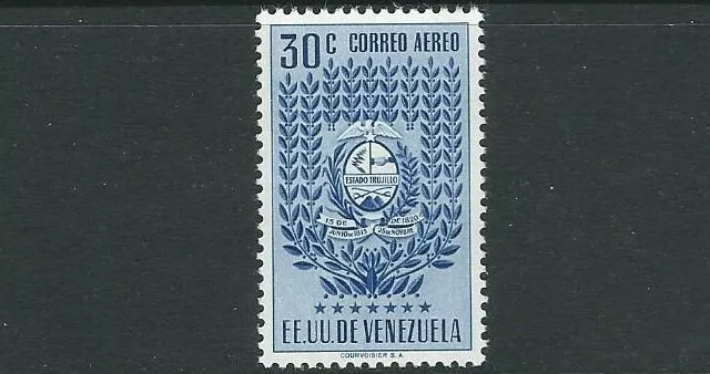 Venezuela 1951 Bras De Trujillo Odd Valeur Poste Aérienne (Sc C440 30c) VF MNH