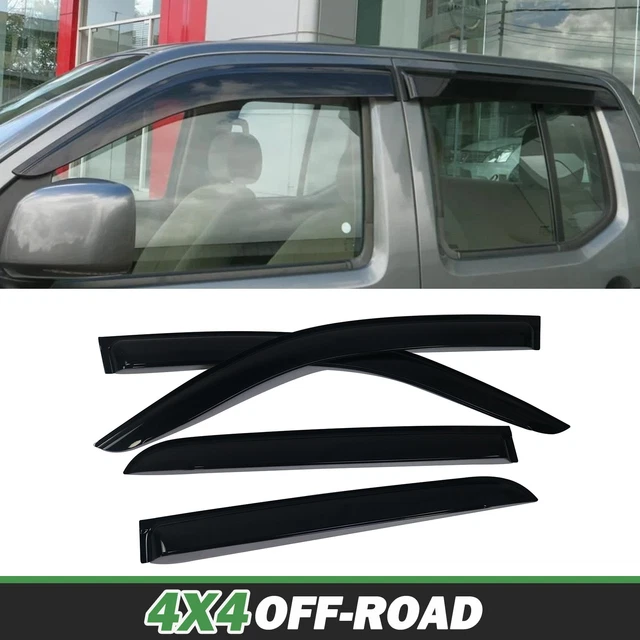 Wind Deflectors Fits Nissan Navara D40 2005-2015 4-Door 4-Pcs Set